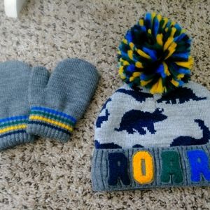 Toddler Winter Hat/Gloves Set